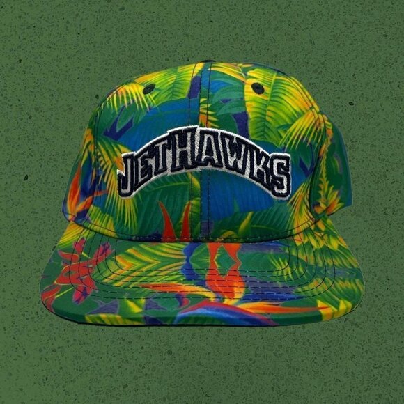 Rare Lancaster Jethawks California aop floral Minor league MILB hat snapback - Picture 1 of 5